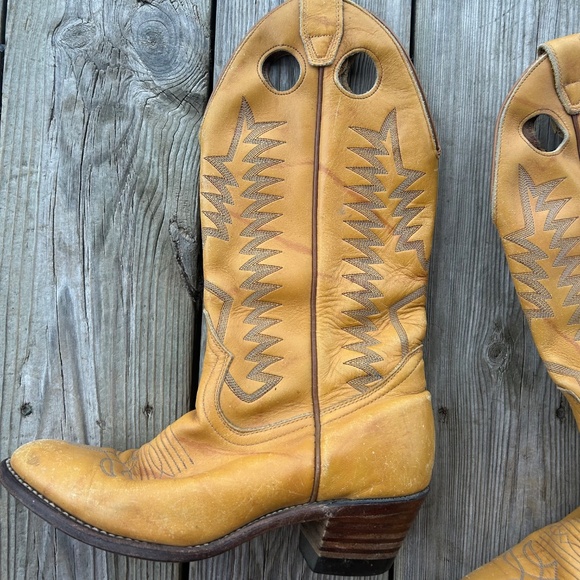 Western Cowboy Boulet Boots Made in Canada Women’s 7 - Picture 4 of 16
